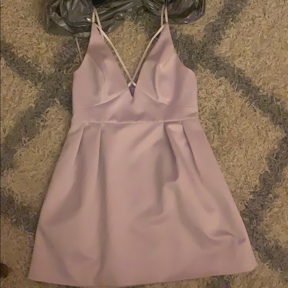 topshop lilac dress